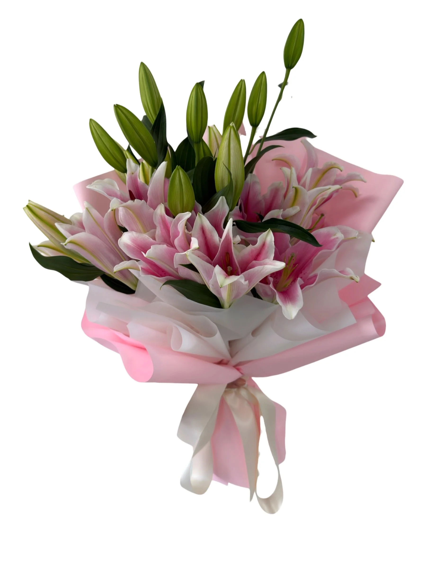 Premium Lilies Bouquet 🤍✨