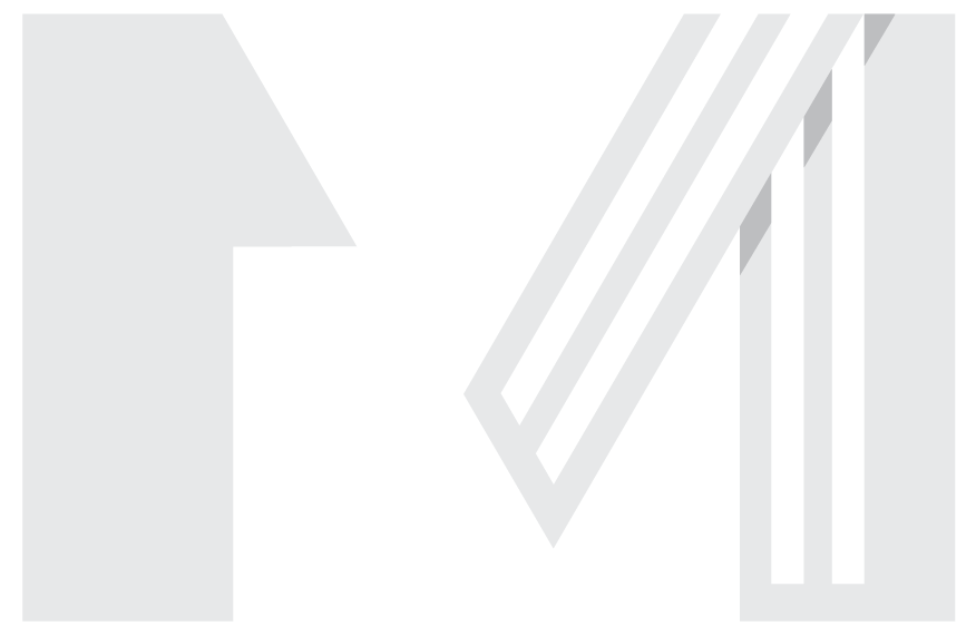 Abstract black, white, and gray geometric shapes in a modern design.