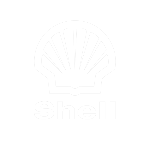 Black background with white Shell logo and the word 'Shell' below it.