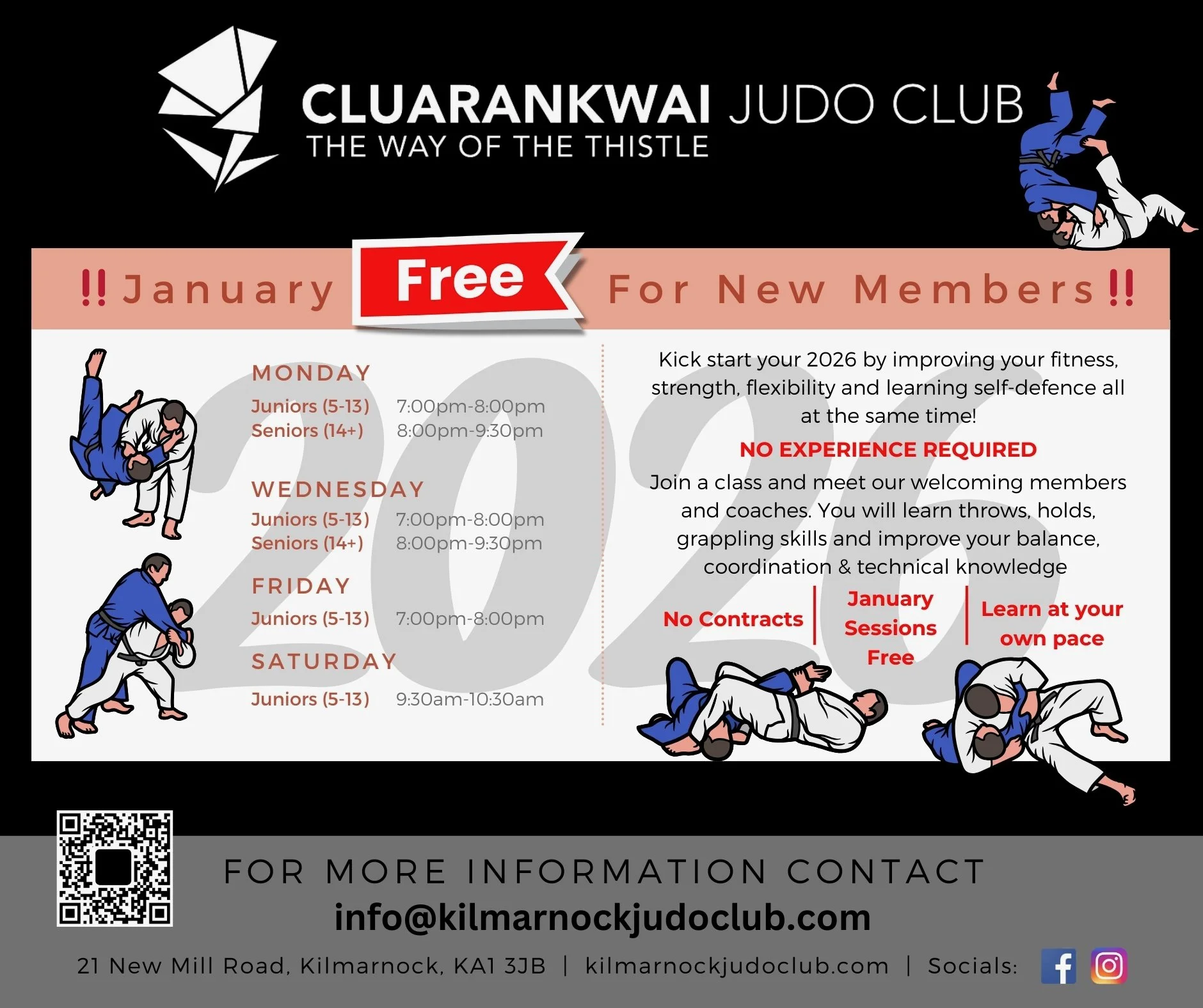 January Free For New Members