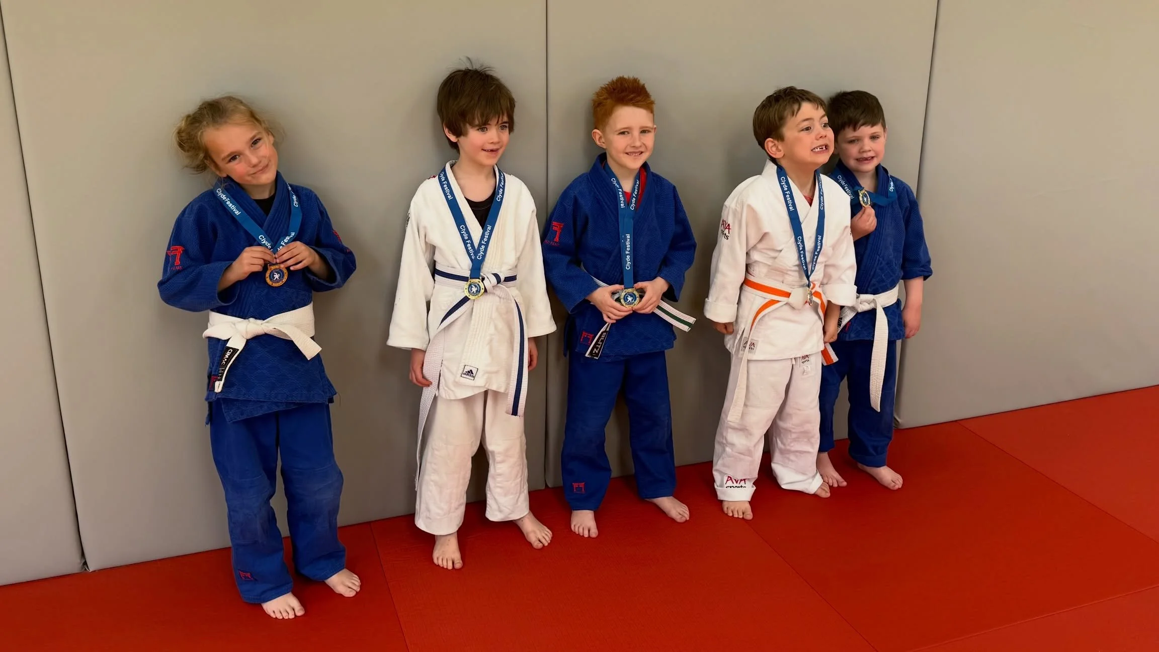 Well done to our players Misha, Louis, Jayden, Hugo, William, Kaci, Gracie &amp; Leo who attended the Clyde Festival today in Paisley.

Everyone gave their best on the mat and showed some great judo, earning some fantastic results.

Thanks to @clydej