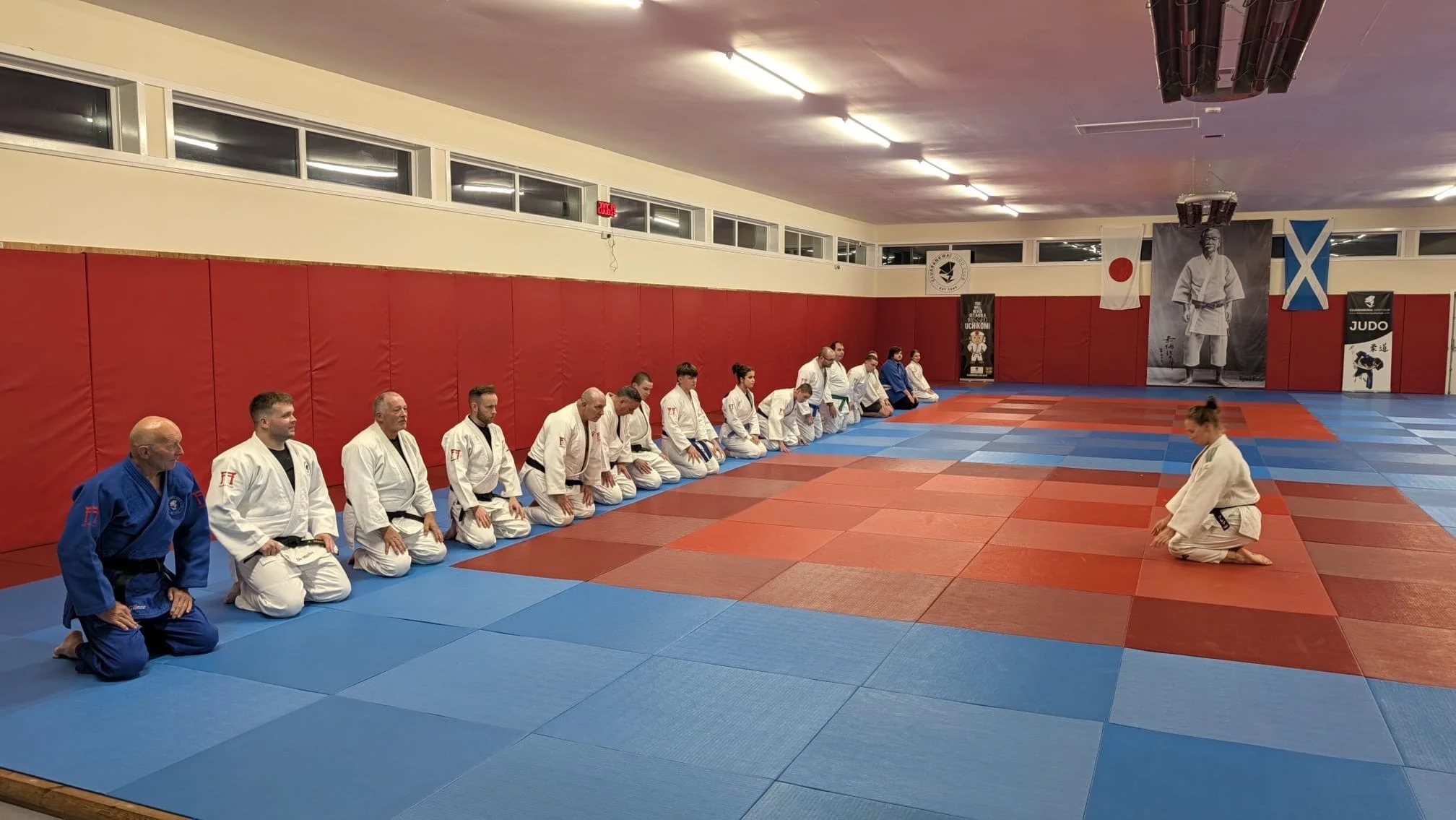 Another busy junior and senior session tonight! Great to see everyone working hard on the mat.
Beginners and visitors are always welcome&mdash;come along and join us! 🥋