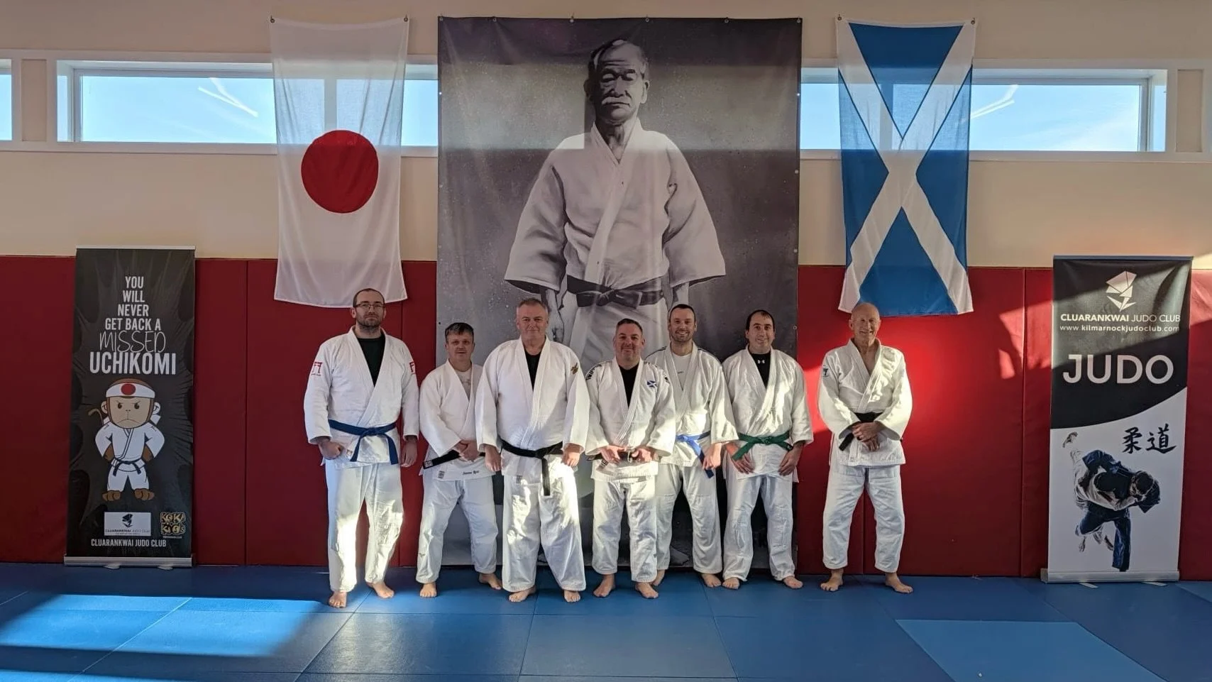 Judo Scotland held a Nage-no-kata course at our club yesterday, led by instructors David Gibson and Colin Dunlop &mdash; both BJA Kata Examiners and multiple medallists at the British Kata Championships.

It was great to see a good turnout! Some of o