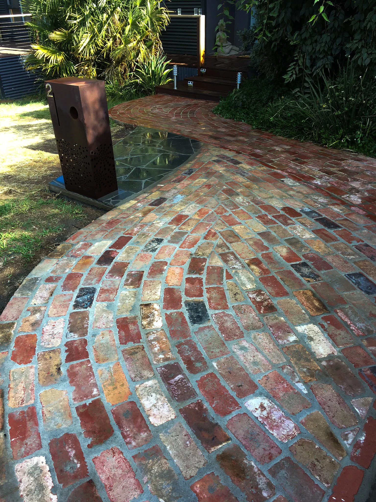 Brick Paving by David Puustinen. I consider this to be a ground sculpture.