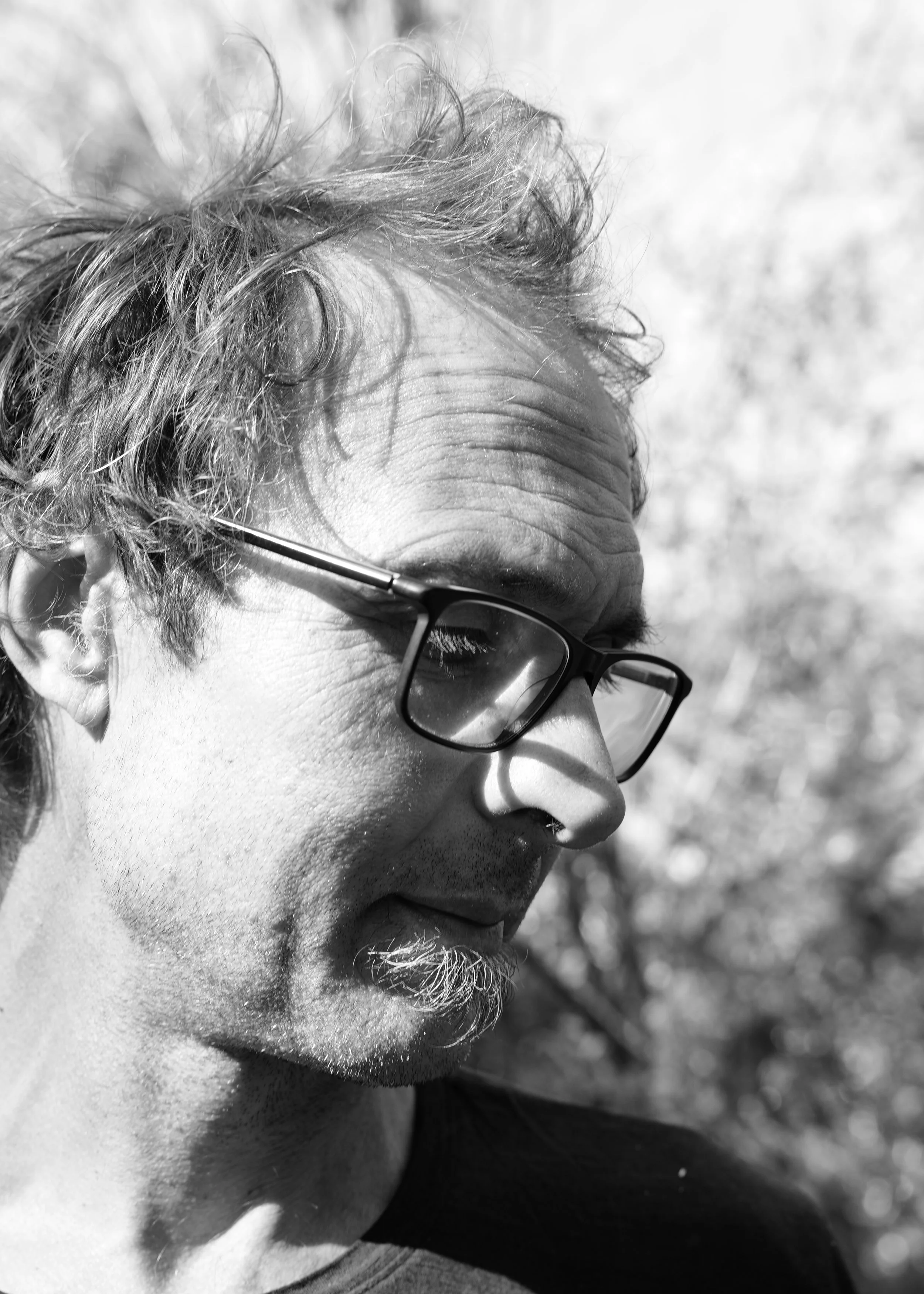 Portrait of Artist - David Puustinen. A wood sculptor, living and working in the Yarra Valley just an hour’s drive from Melbourne.