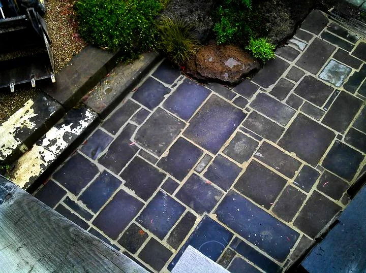 Flagstone paving by David Puustinen. Concept in honour of #Hamish Knox.