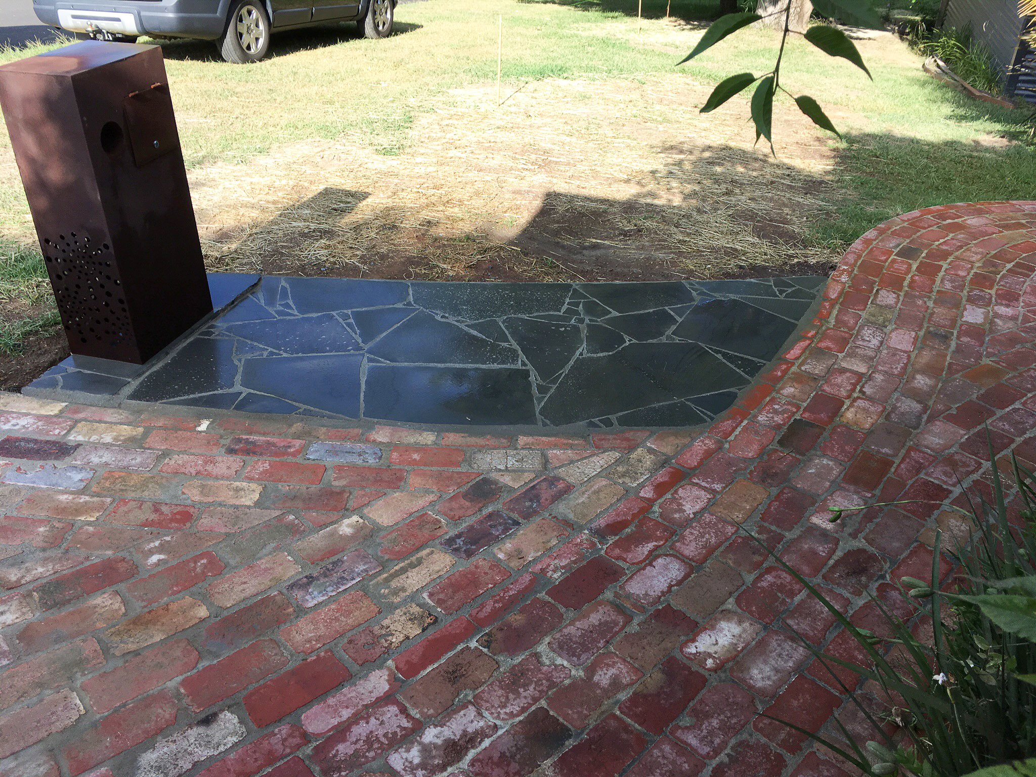 Brick Paving design by David Puustinen. A sculptural extension of my work