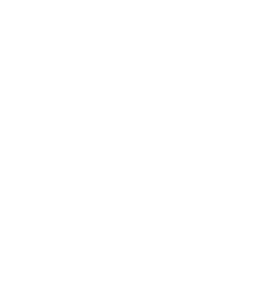 Stylized white line drawing of a house with a triangle roof and vertical lines hanging down, on a black background.
