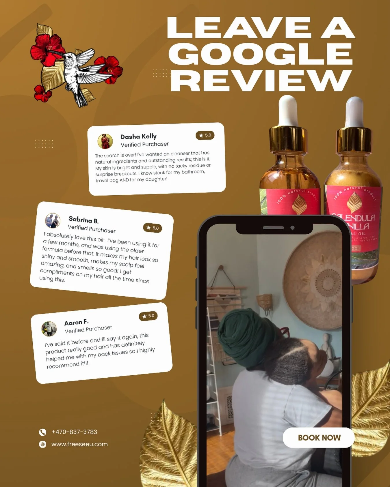 Did you know you can leave Freequensee a google review ?! If you&rsquo;ve ever been serviced or received products from Freequensee, please stop by my google business profile and leave your feedback! 

Leave a review and get 10% off your next service 