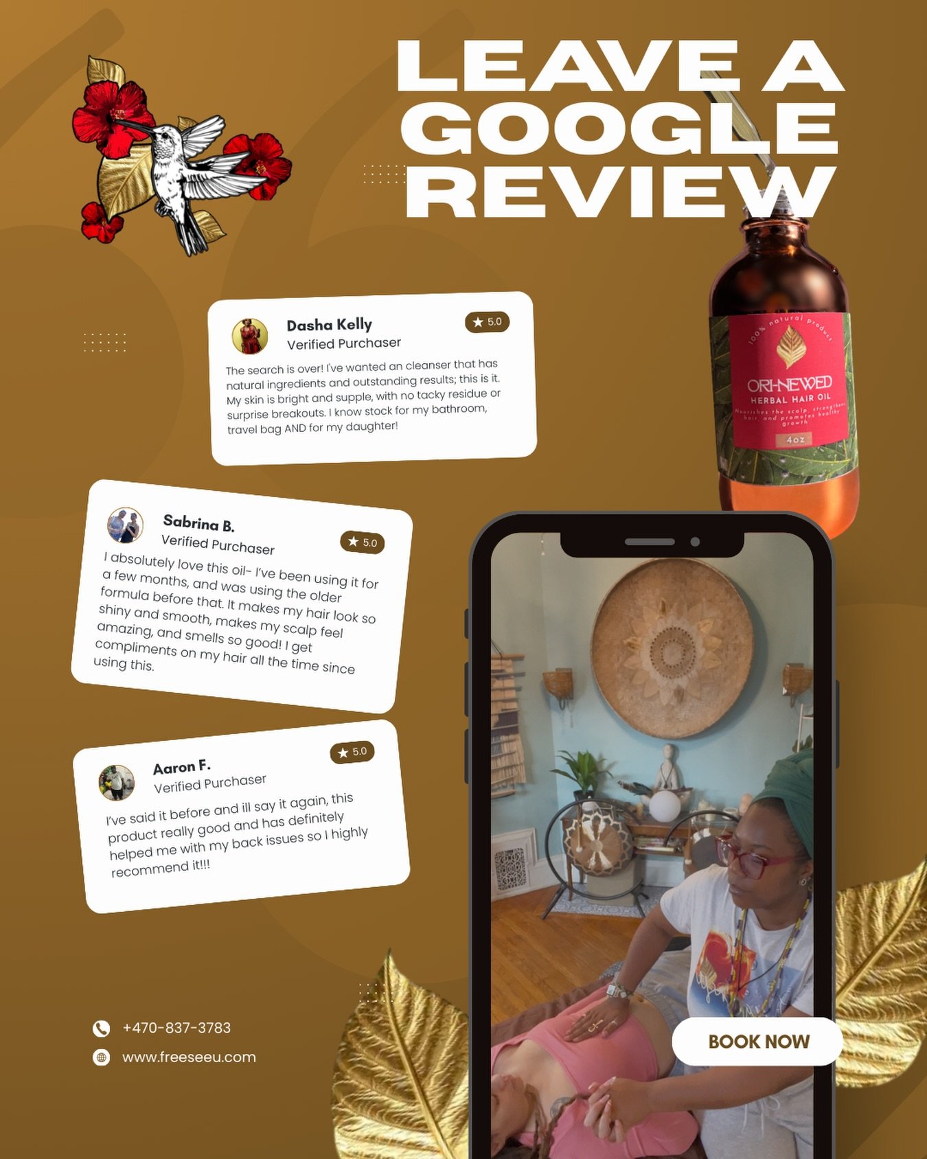 Did you know you can leave Freequensee a google review ?! If you&rsquo;ve ever been serviced or received products from Freequensee, please stop by my google business profile and leave your feedback! 

Leave a review and get 10% off your next service 