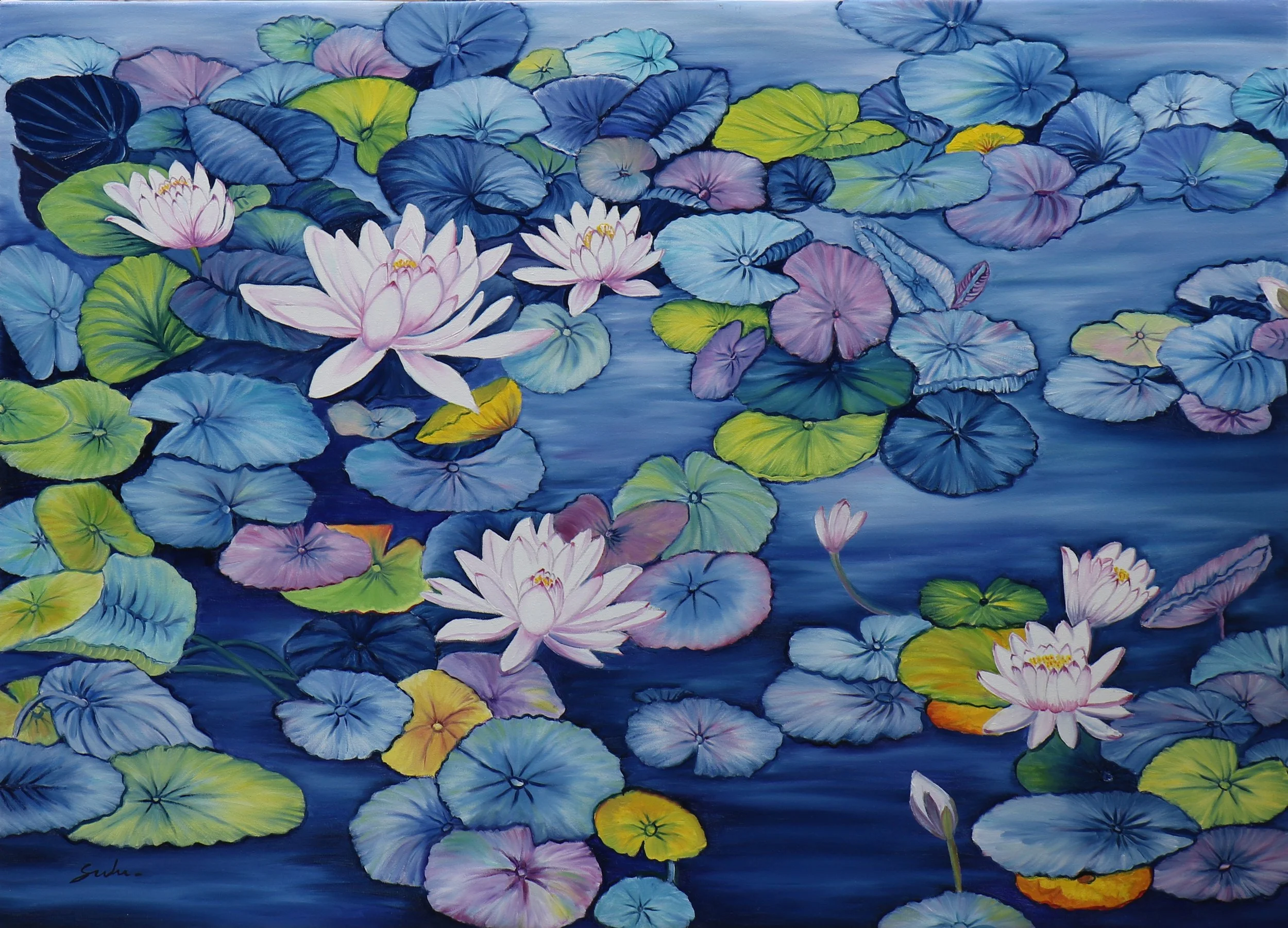 Lotus Pond Blue