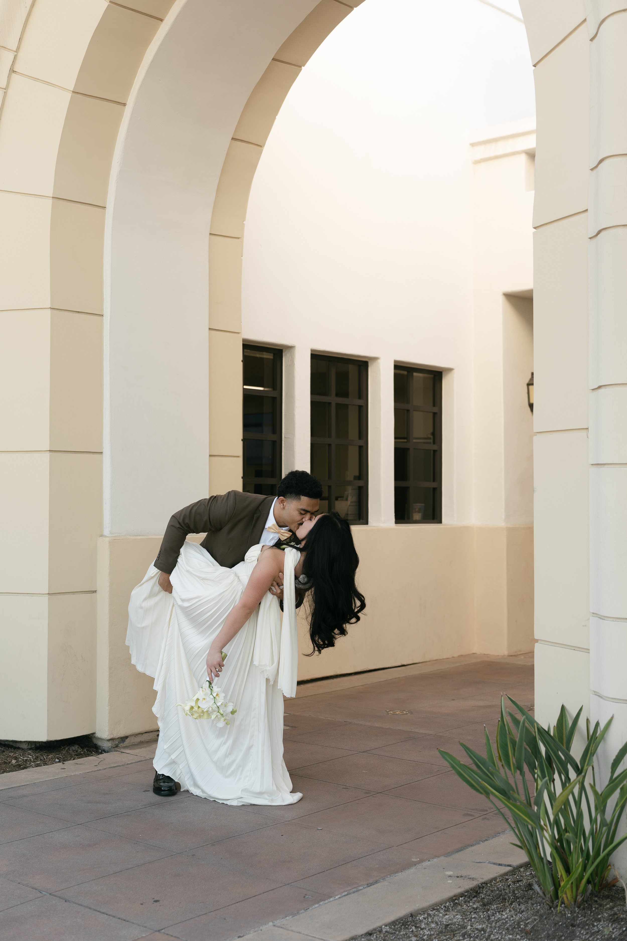A Orange County couple sharing their moment and happy with the photos and videos they received from the Orange County wedding in Laguna Hills. Thanks BLossom In FIlm!