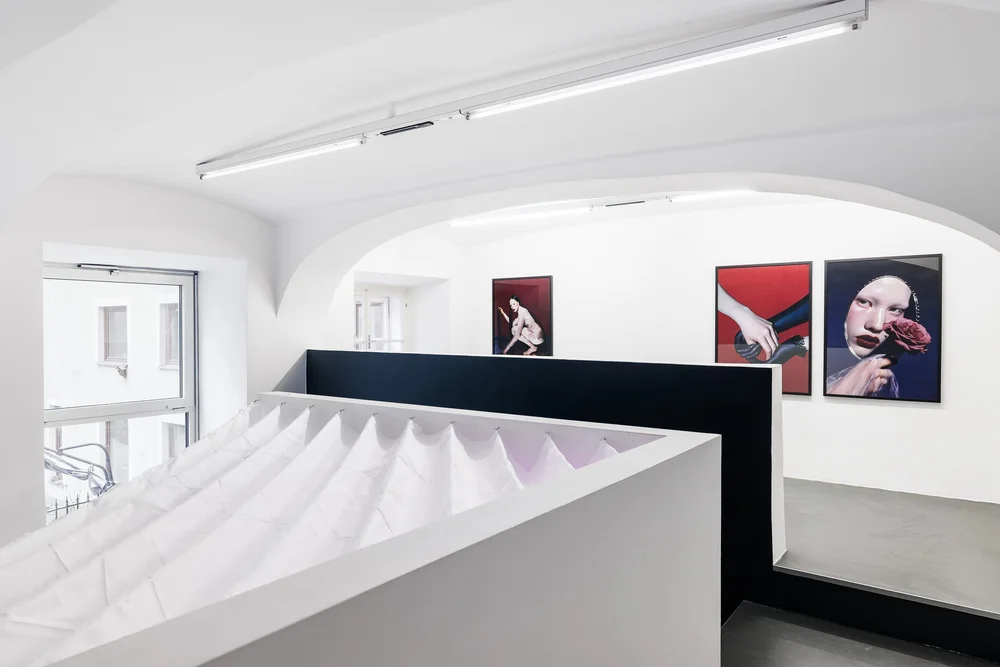 Active Rest, installation view with pavilion