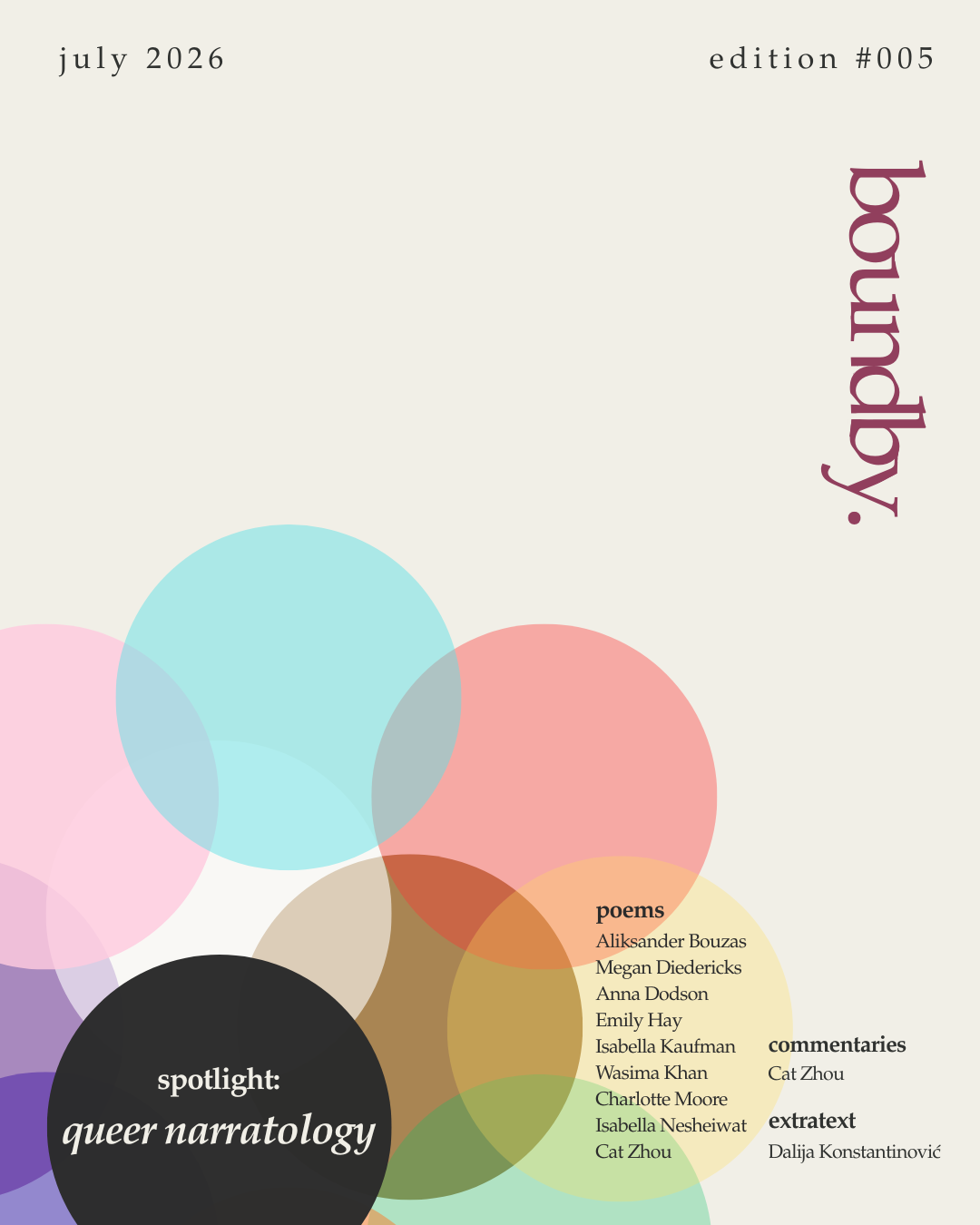 edition #005 cover