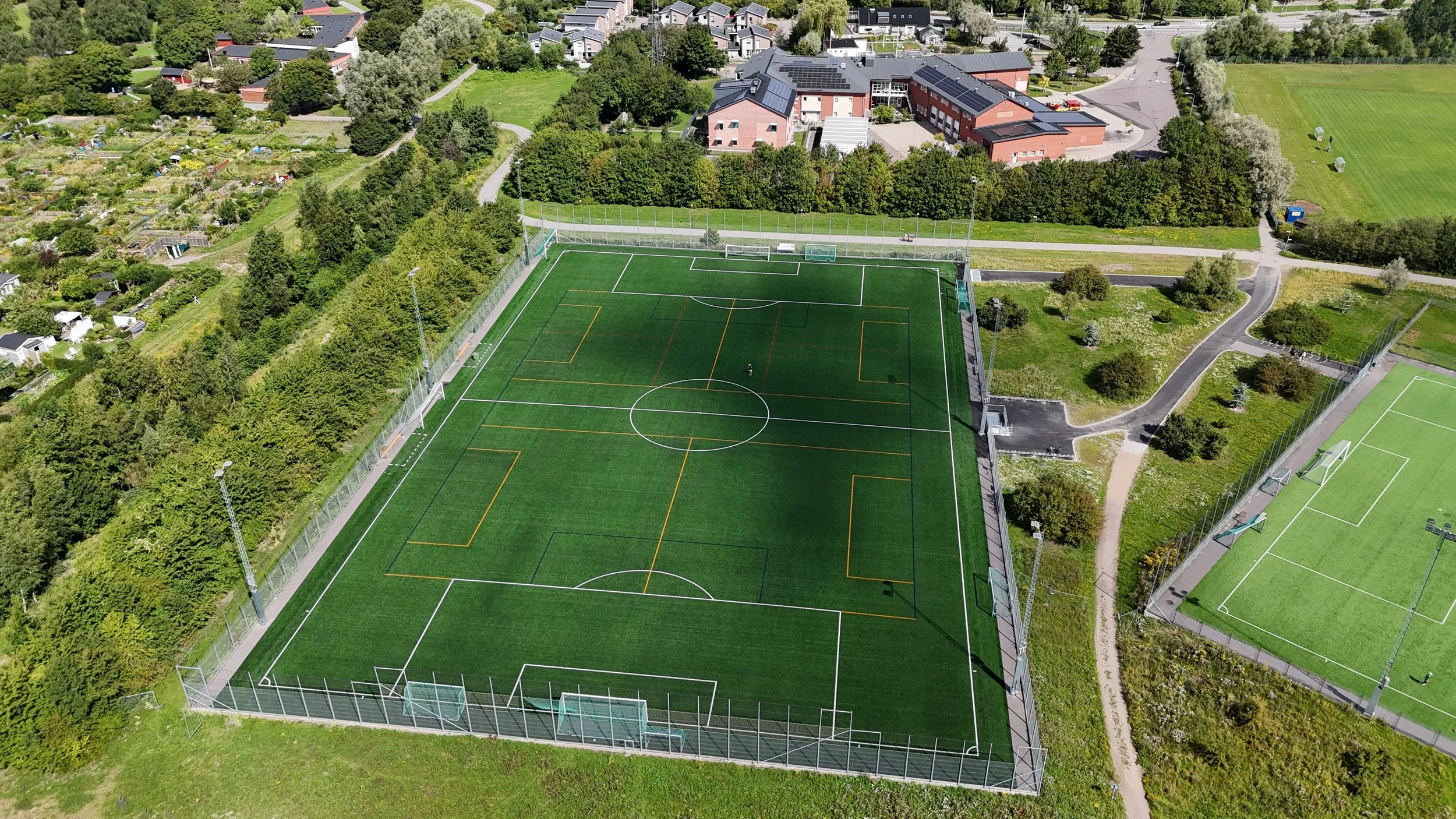 Hyllie IP lyfter – en fotbollsplan byggd för framtiden