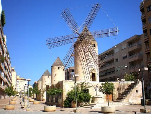 Mehlwindmühle in Palma de Mallorca
