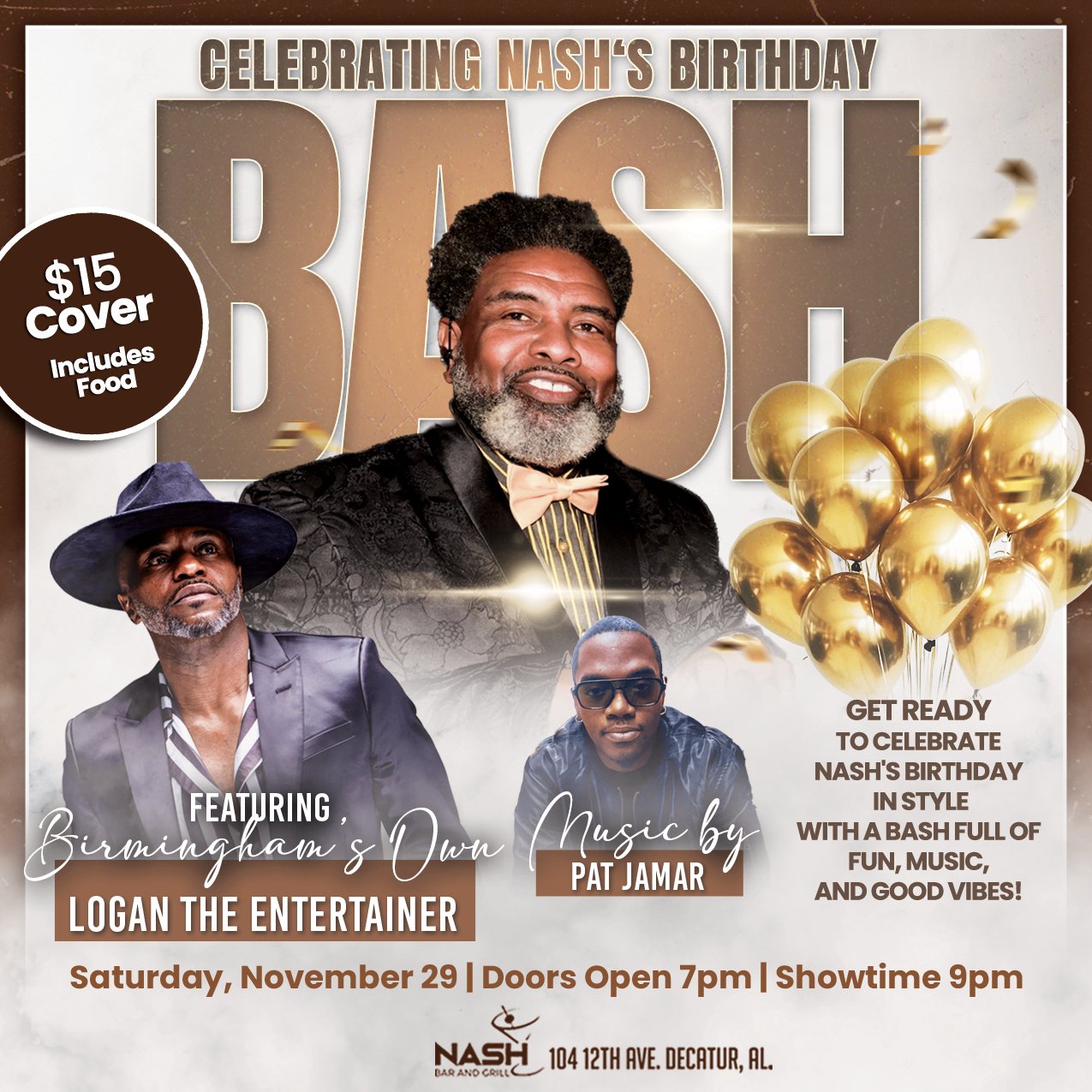 Celebrating Nash's Birthday Bash