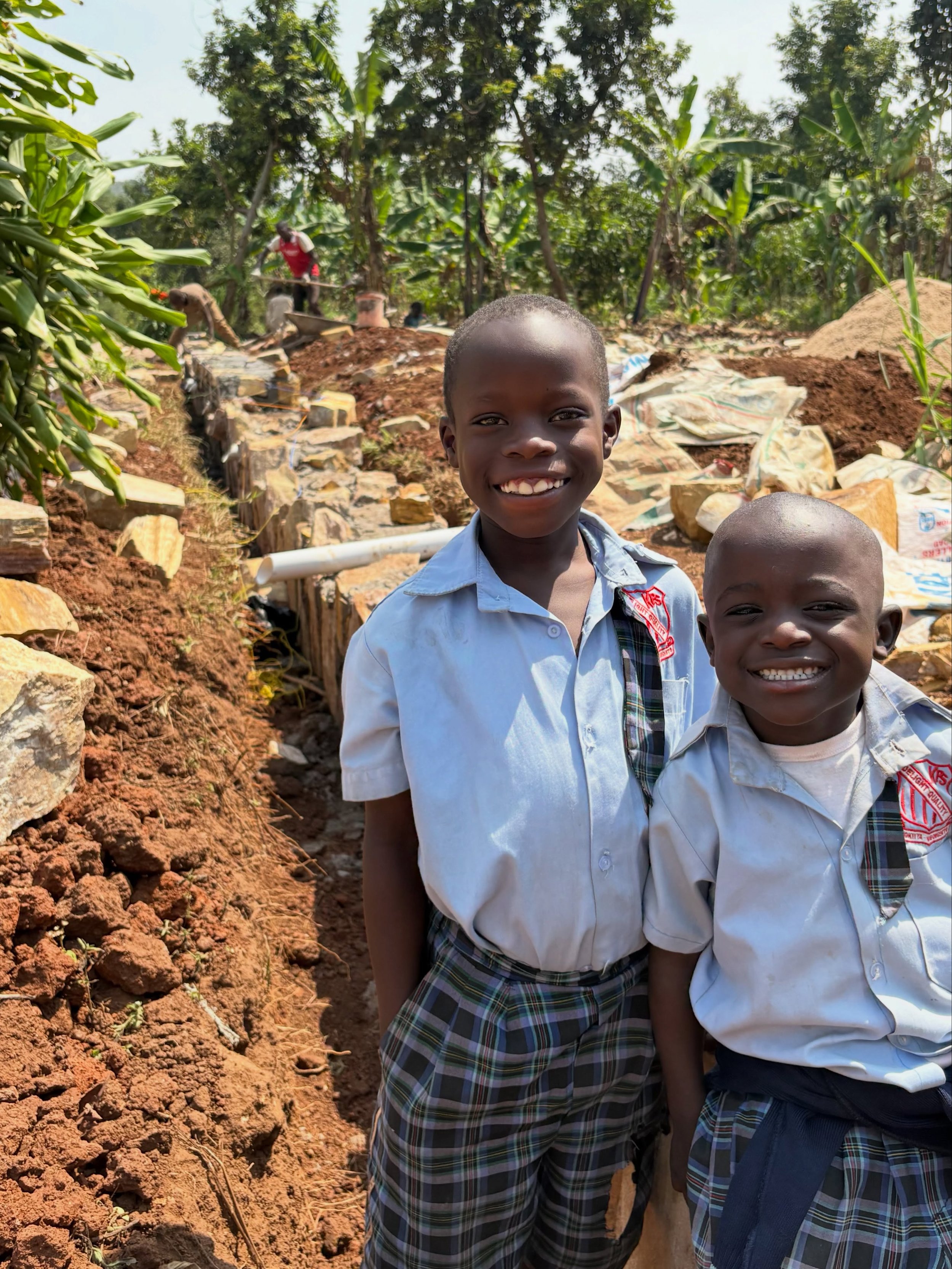 Day 4 of construction on our perimeter wall! 

Fun fact- these are the same workers who built our girl&rsquo;s dormitory last April, and who constructed our two level school! We love employing the local people, and building relationships in the commu
