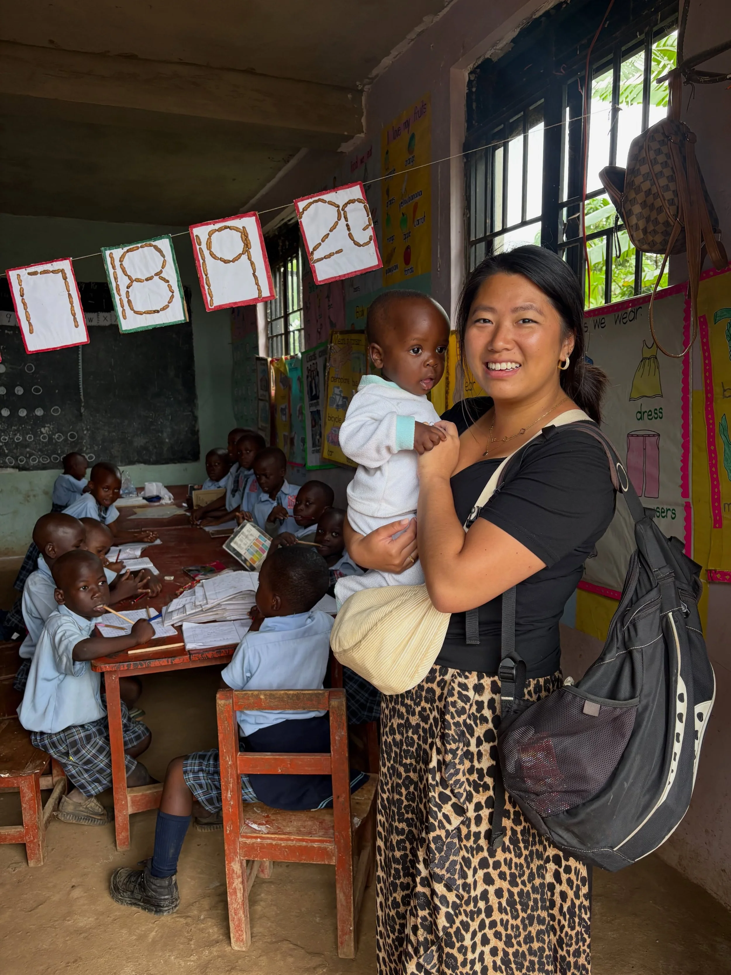 Our favorite volunteer teacher 🥰

Thank you @merel.maaren for all the fun lessons and activities, organizing the office, teaching the teachers, finishing the storage room, and so much more!

You are such a blessing, and all our students, staff, and 