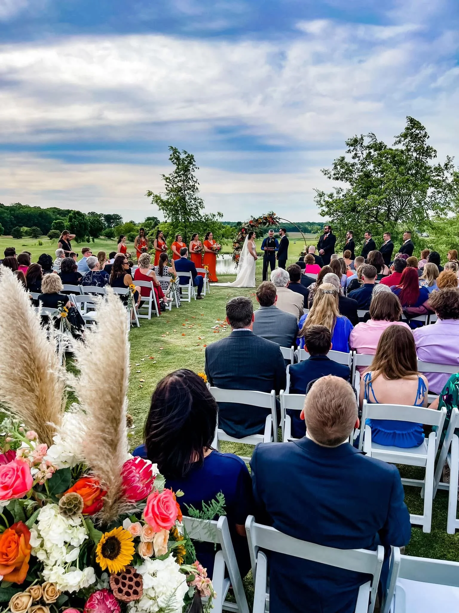 Golf Course Wedding Ceremony