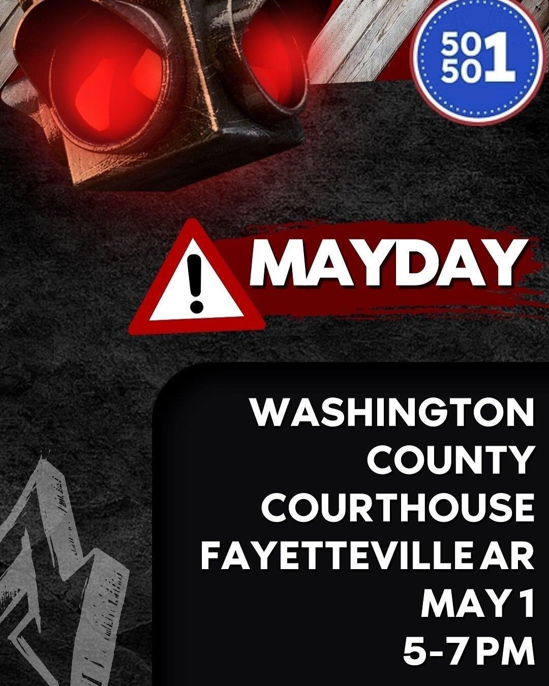 Here&rsquo;s a way to take action this week with @50501_arkansas! 

Join us this Thursday from 5-7pm at the Washington County Courthouse. 

Bring a sign, bring a friend, bring your voice. 

Let&rsquo;s gooo! 💪🏽✨