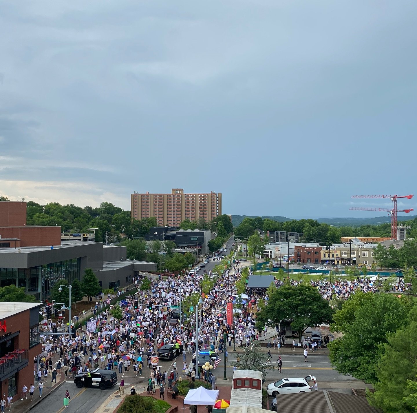 Any guesses how many people showed up today?? Let us know in the comments! 

We have some early unofficial numbers but curious if we get a final tally. Impossible for me to tell but I&rsquo;m also terrible at &ldquo;guess the number of gumballs in th