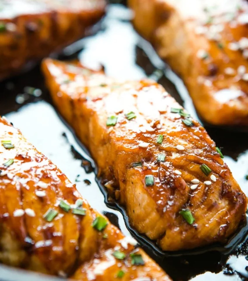 Honey Bourbon Salmon