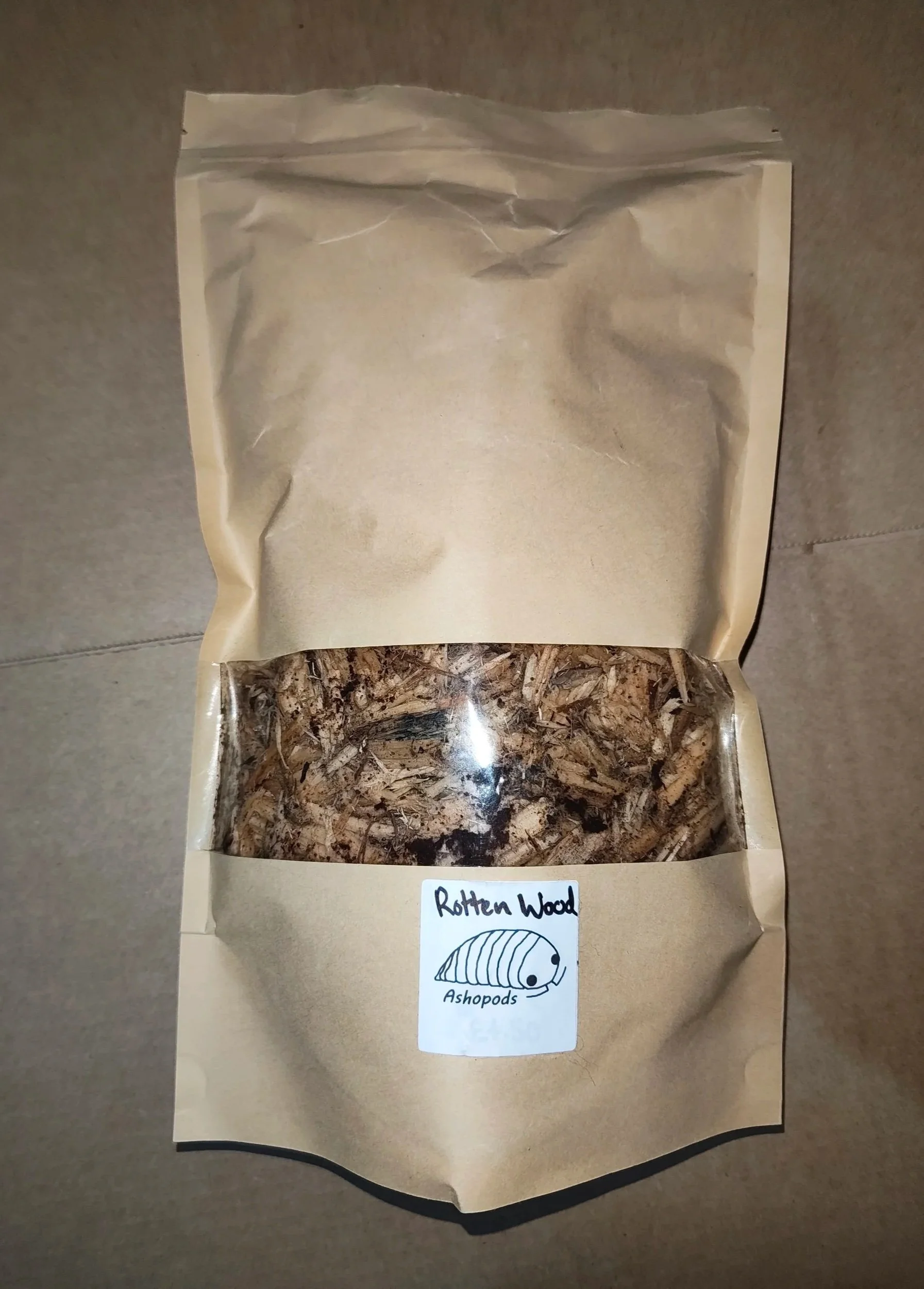large bag of rotten wood for isopods and millipedes and other invertebrates