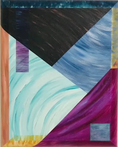 © Light the Way Acrylic on Shaped Canvas  20”x 16”x 2”