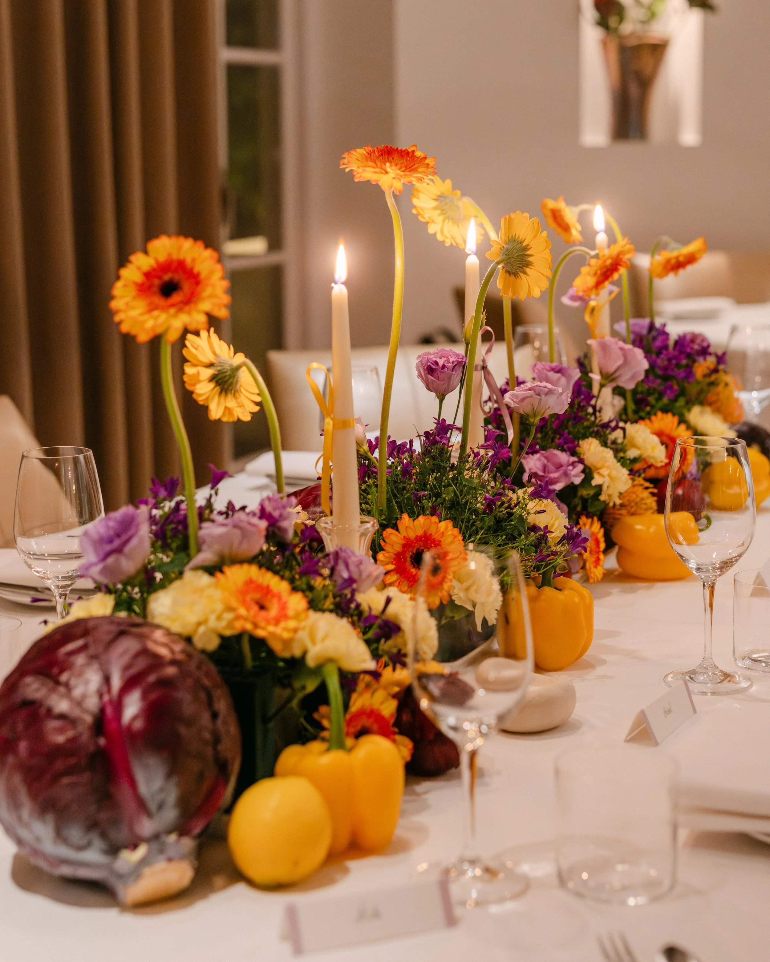 The Main Ingredients dinner event table at Calla's Michelin Star Restaurant in The Hague Netherlands