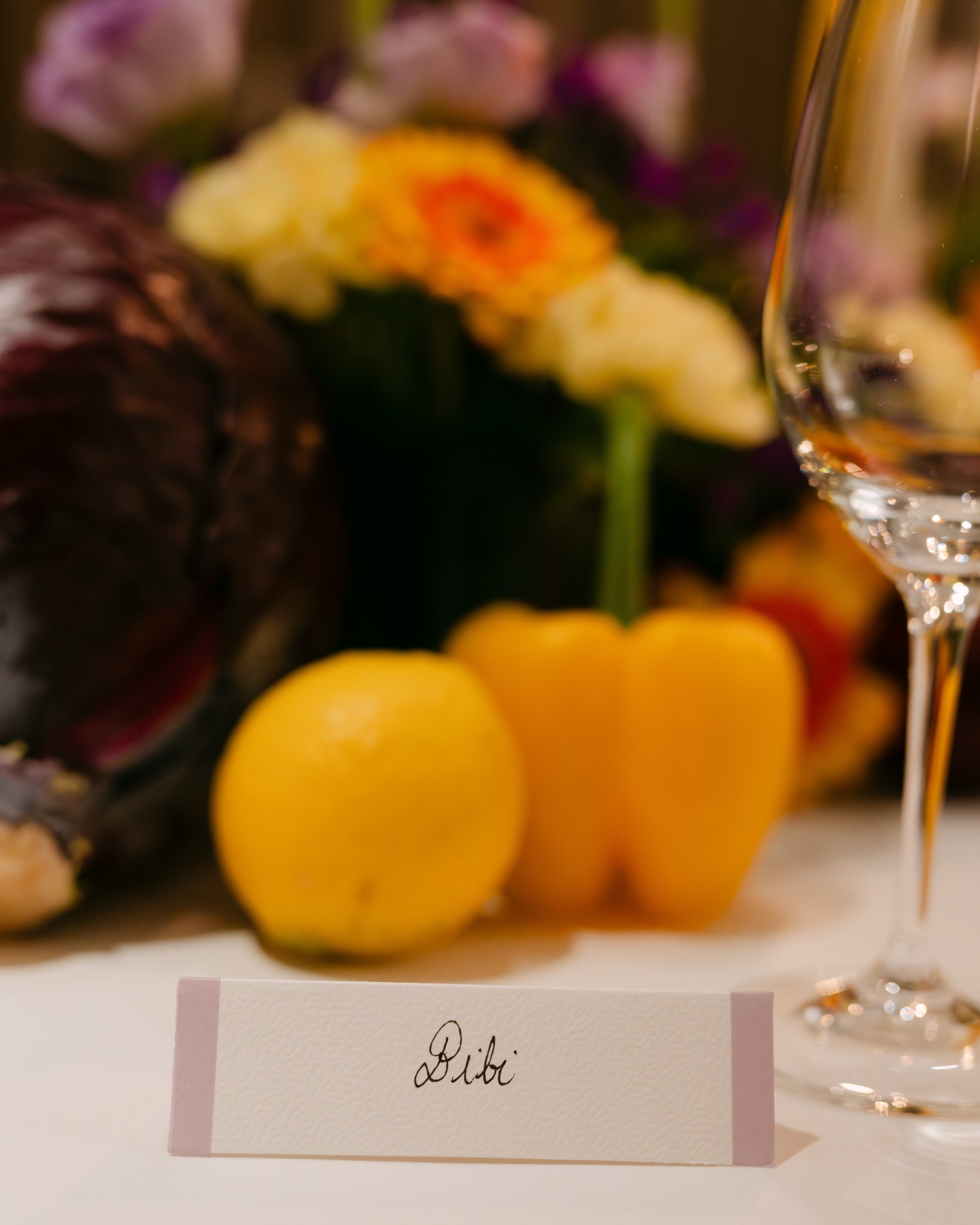 The Main Ingredients dinner event table at Calla's Michelin Star Restaurant in The Hague Netherlands