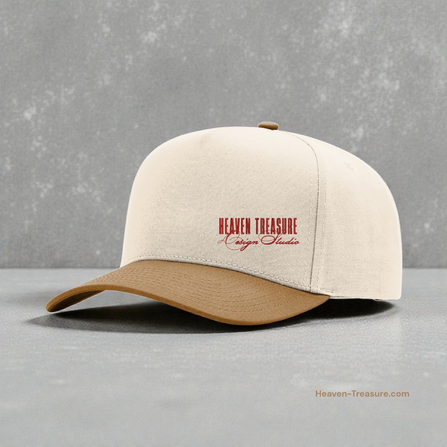 HEAVEN TREASURE Design Studio Trucker Mocha/Cream Hat