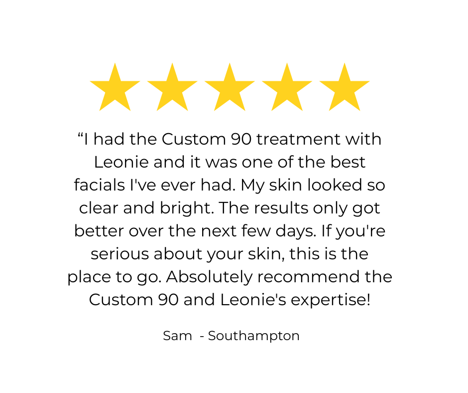 Leonie Thorne Skin Studio Southampton Google Review Sam.png