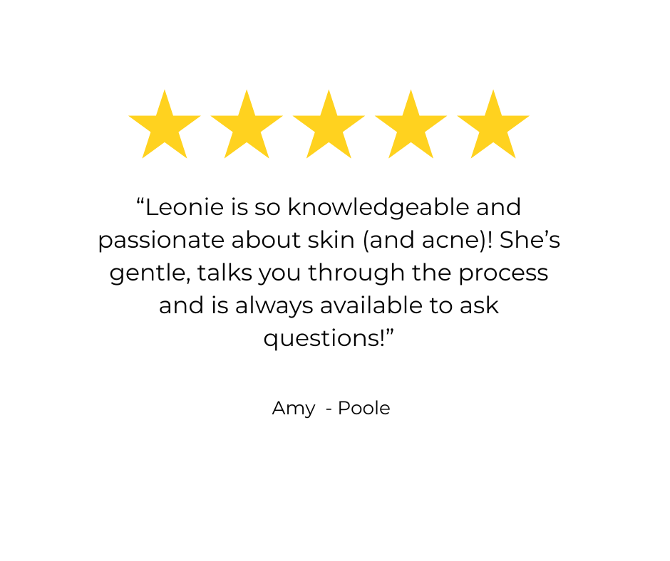 Leonie Thorne Skin Studio Southampton Google Review Amy.png