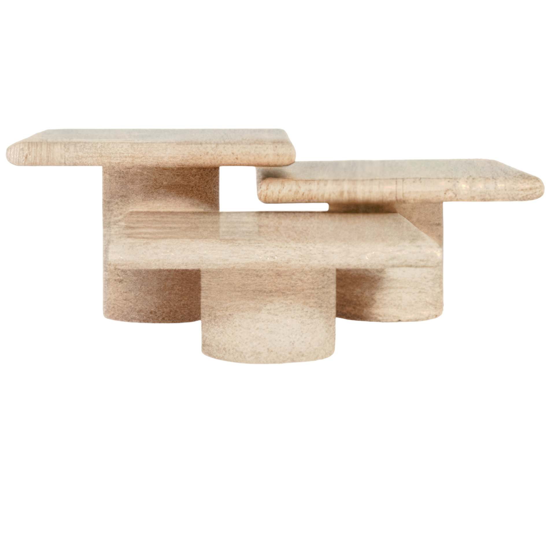 Travertino Mix Set Table