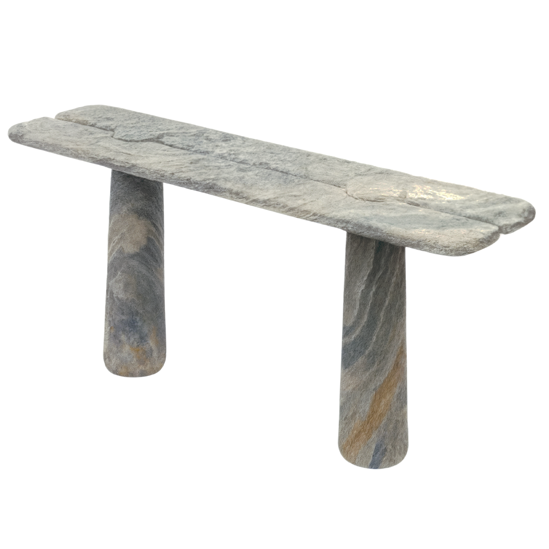 Travertino Argento Console