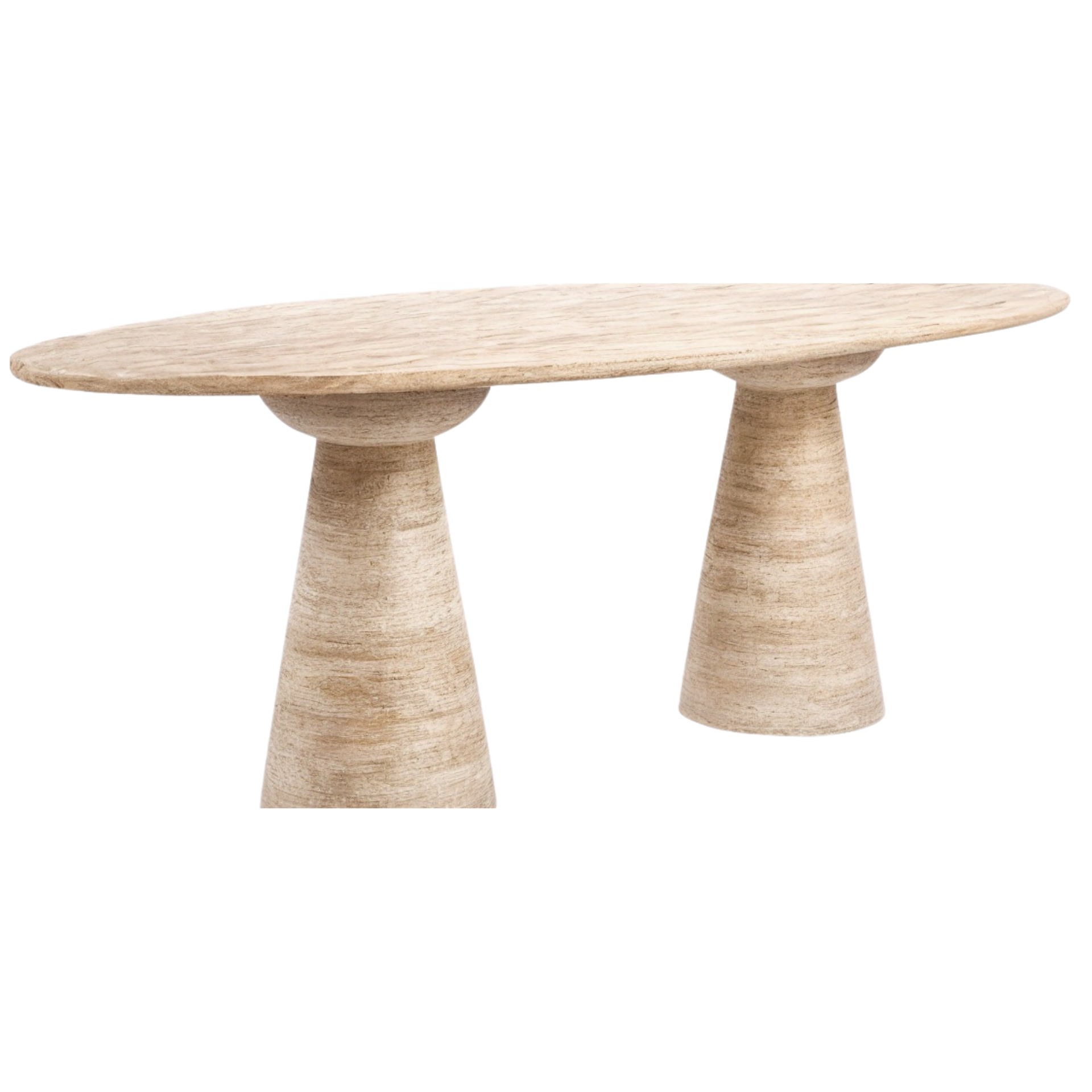 Cone Travertino Table