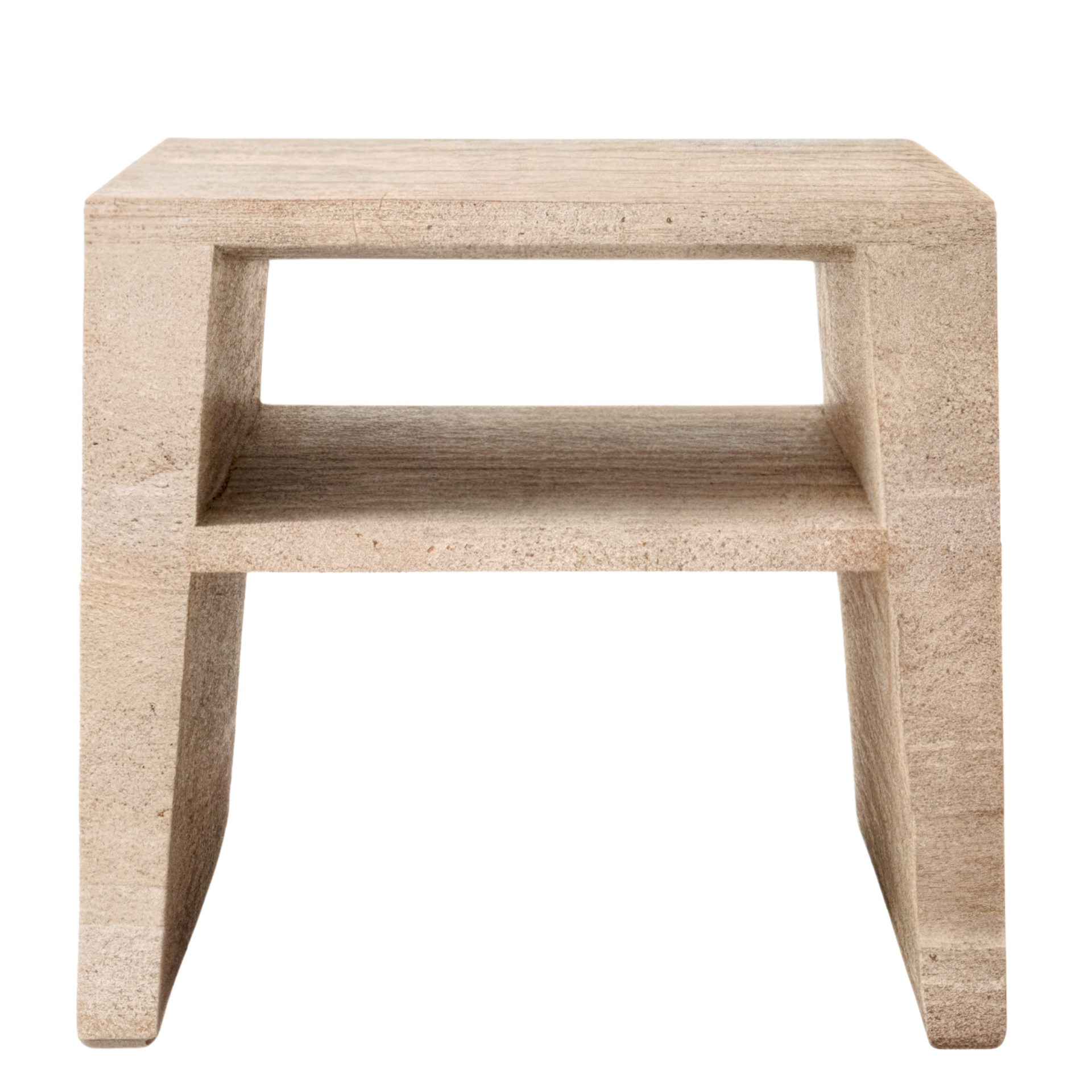 Roma Travertino Bedside Table