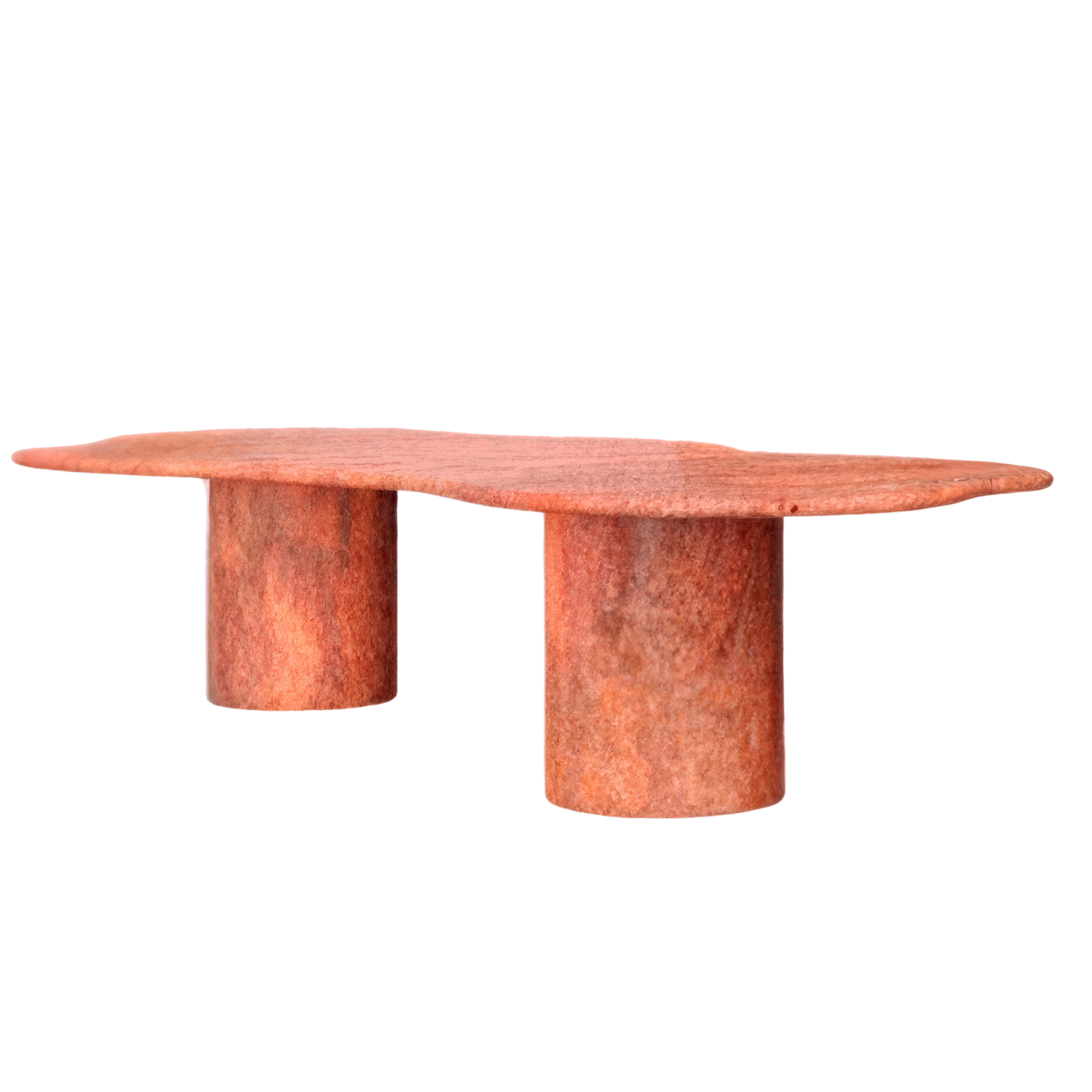 Rosso Travertino Table