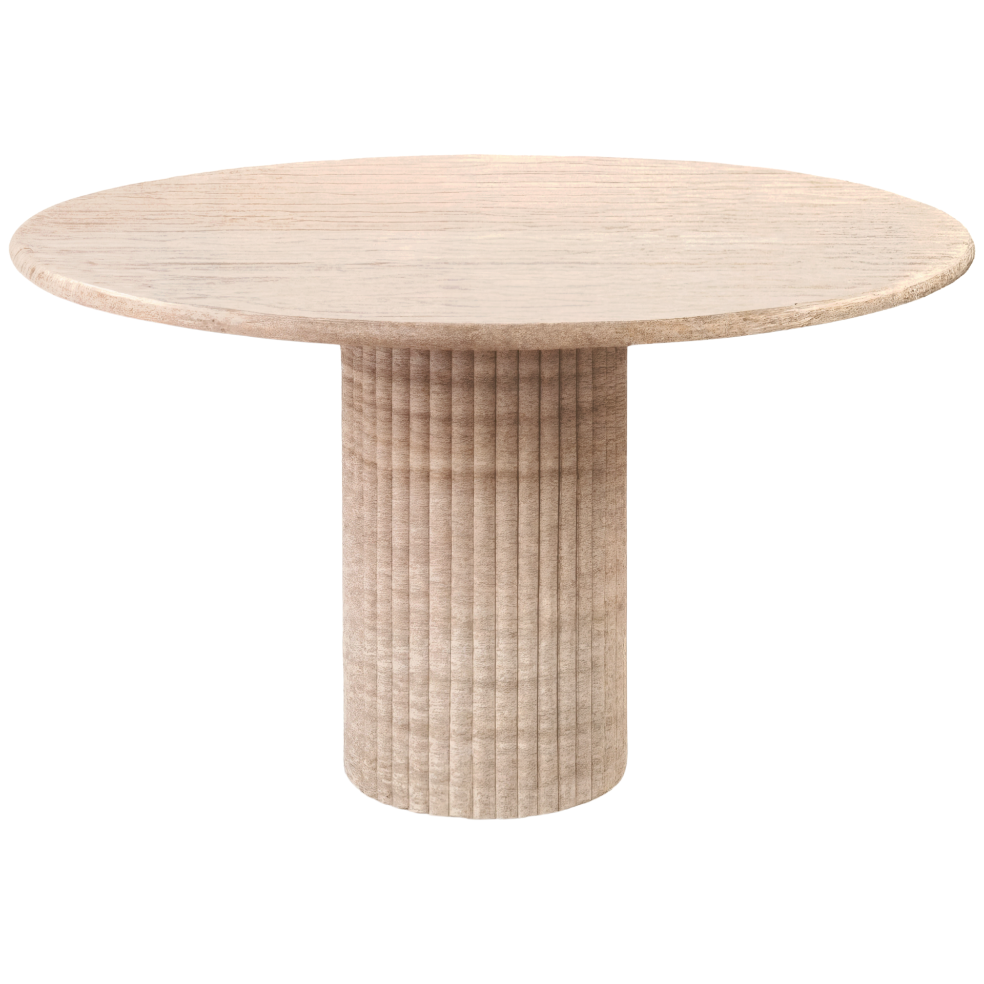 Fluted Round Table