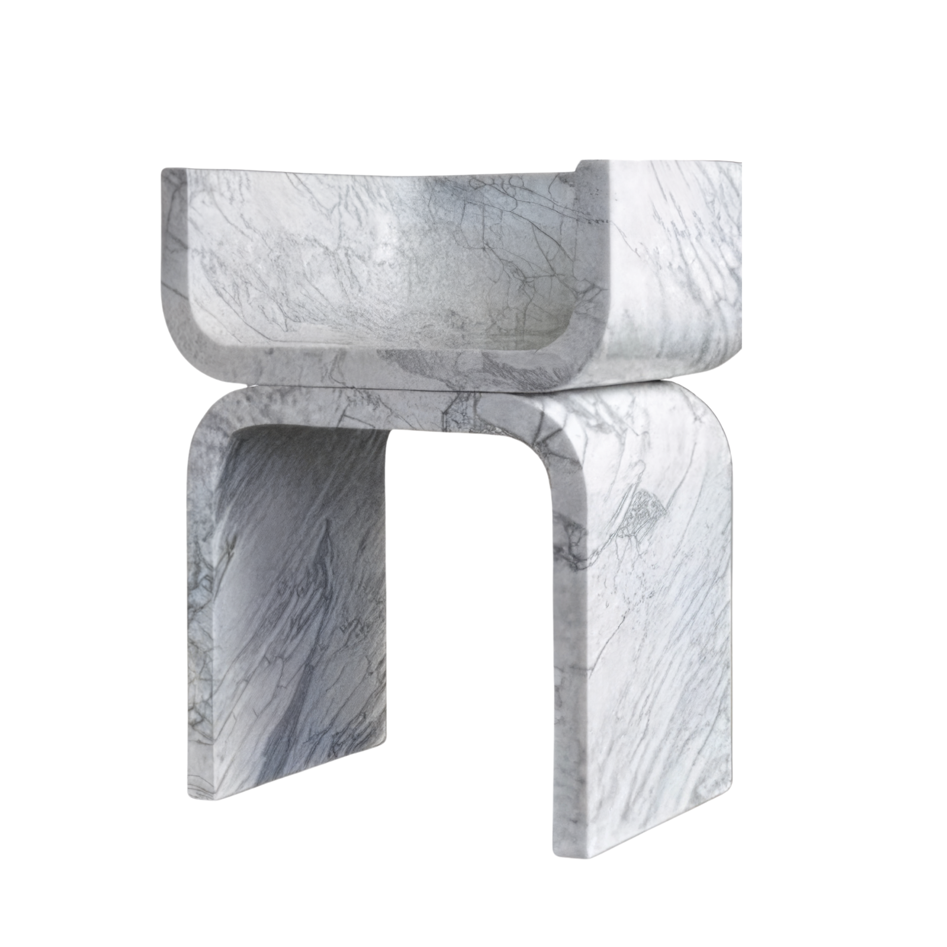 U-Bianco Carrara Chair
