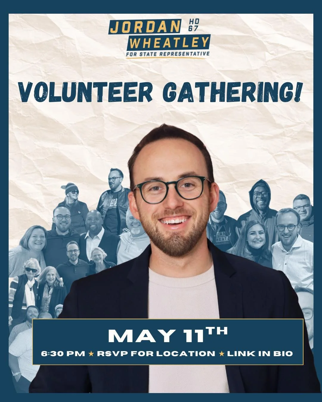 Ready for change? Think we deserve better leadership in our government? 

We&rsquo;re hosting a Volunteer Gathering to strategize, connect, and build the momentum we need to Flip HD 67 this November and YOU ARE INVITED! Every door knocked, every phon