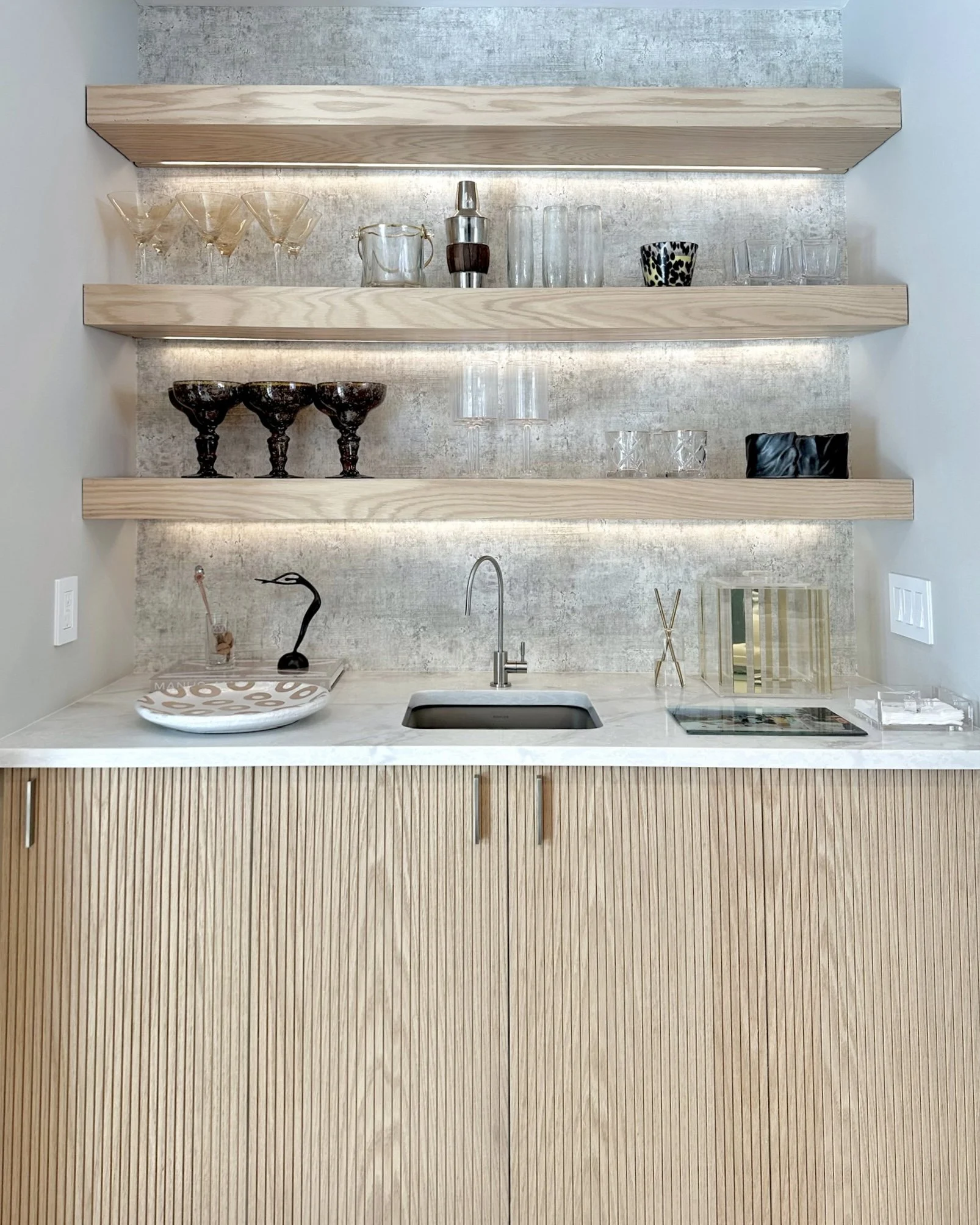 DIY Modern Wet Bar