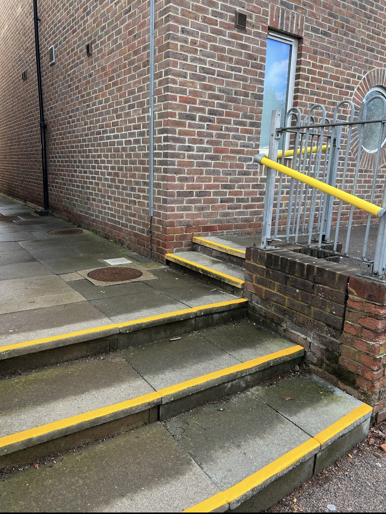 Hi-viz handrail install and Thermoplastic, Oxford