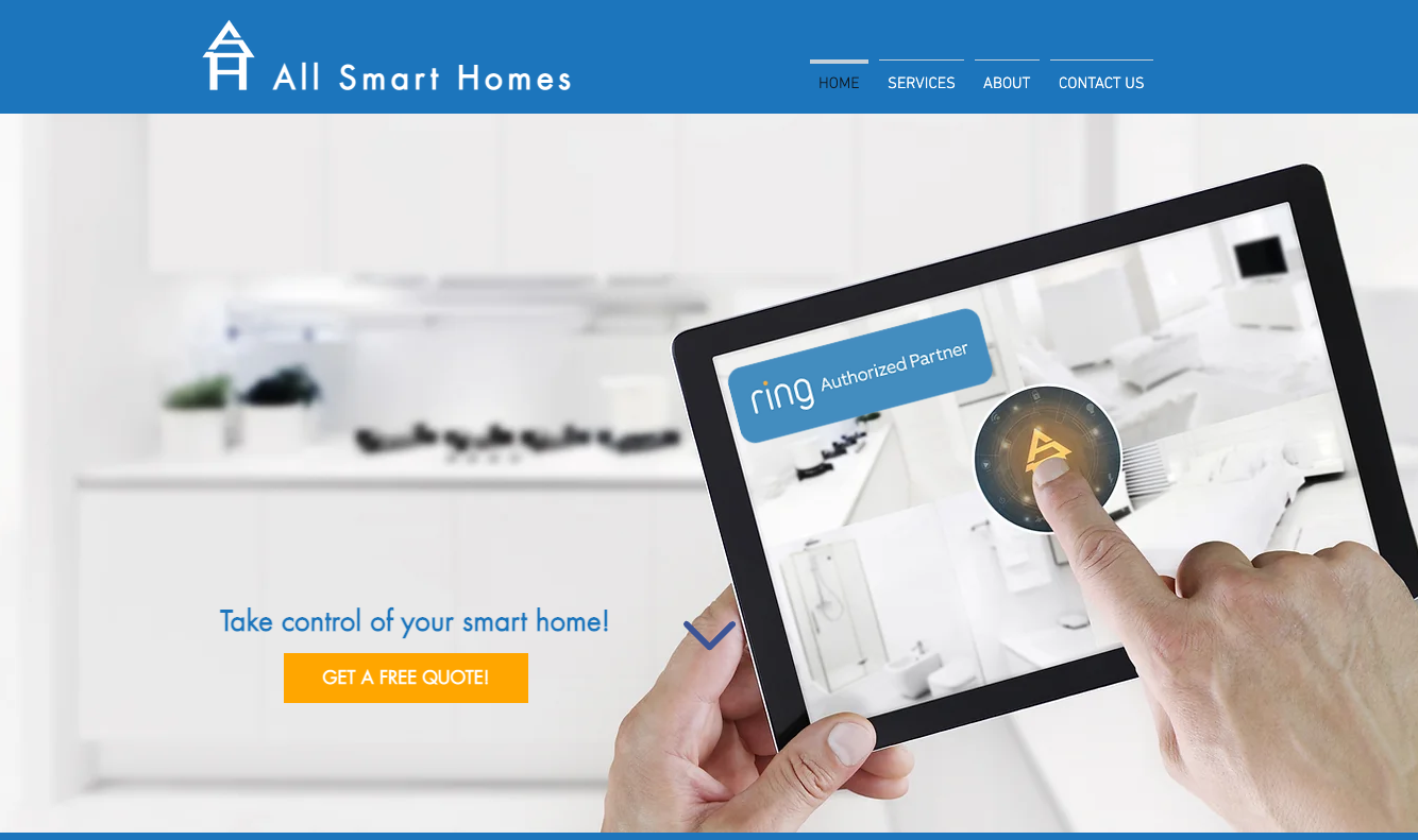 Website design: All-Smart Homes