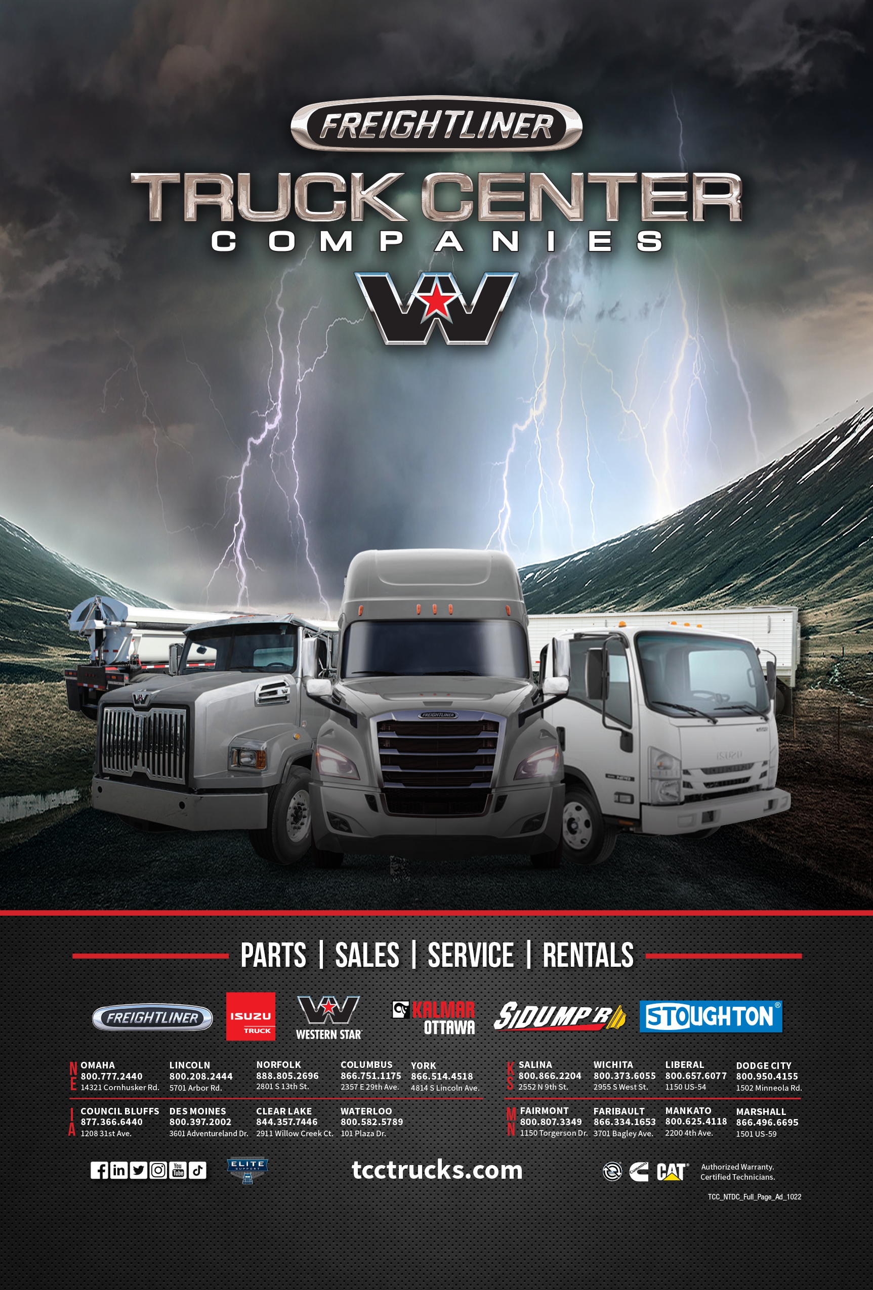 Full page advertisement