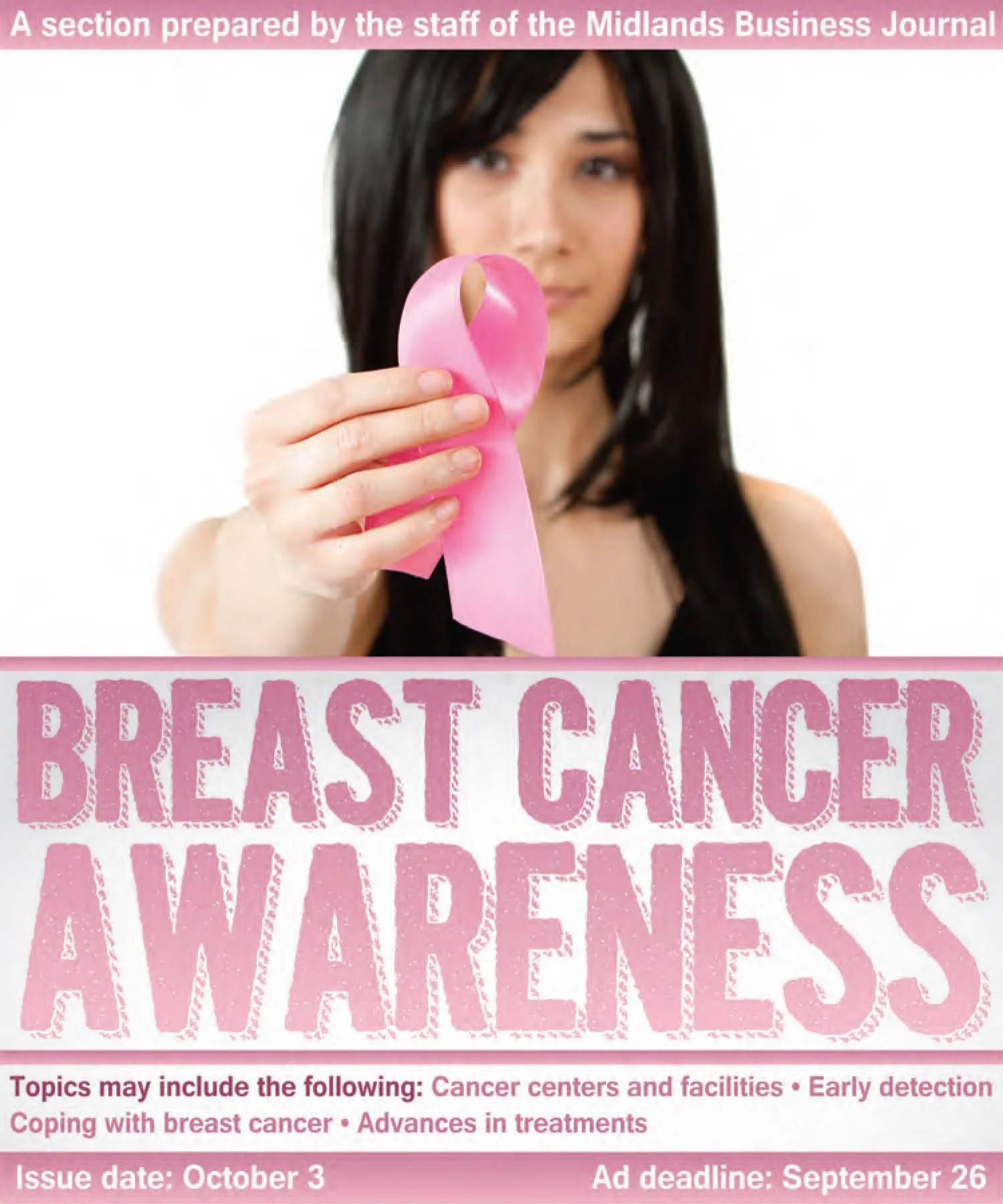 Advertisement for Midlands Business Journal Publication.