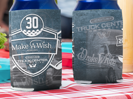 Company concert event can cooler design