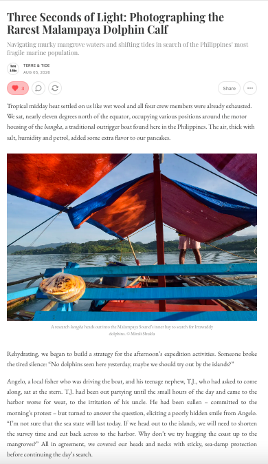 Terre & Tide (Journalist; Photographer)