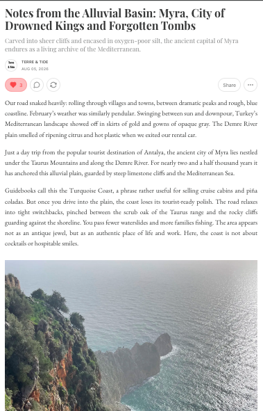 Terre & Tide (Journalist; Photographer)